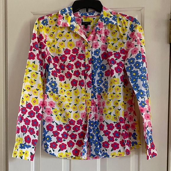 Talbots Tops - Talbots Multicolor Floral Blouse